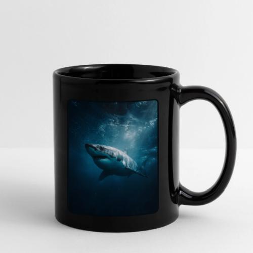 Great White Shark Ocean Design - Full Color Mug