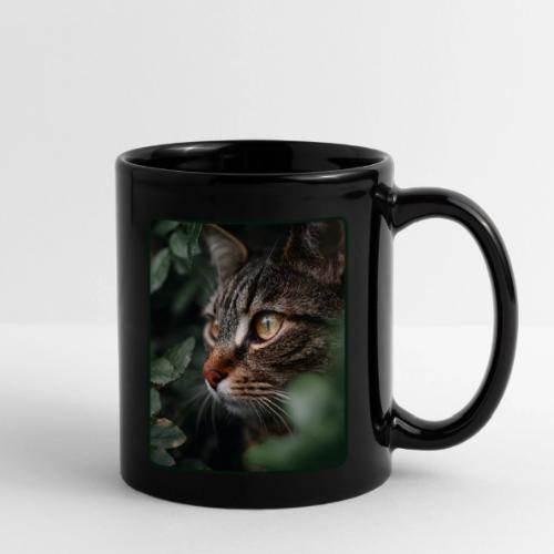 Tabby Cat Jungle Eyes Design - Full Color Mug