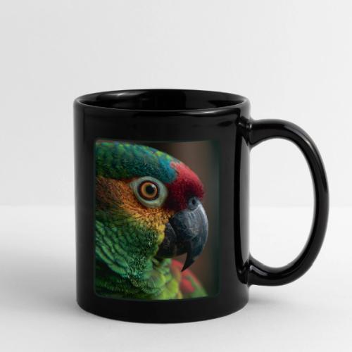 Colorful Parrot Close-Up Design - Full Color Mug