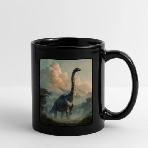 Brachiosaurus Prehistoric Scene Design - Full Color Mug