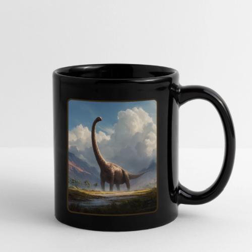 Brachiosaurus Valley Landscape Design - Full Color Mug