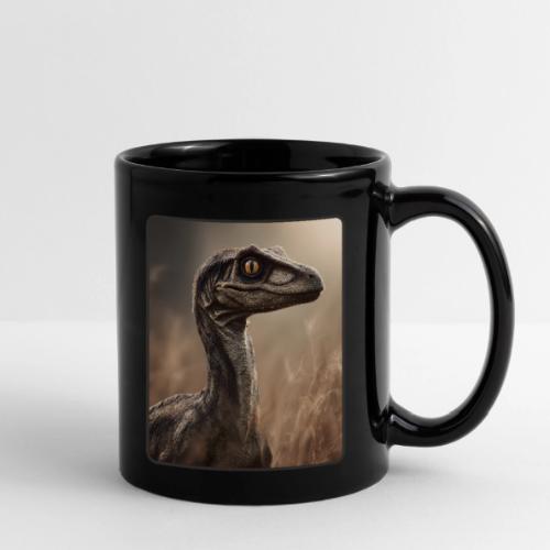 Velociraptor Feathered Portrait Design - Full Color Mug