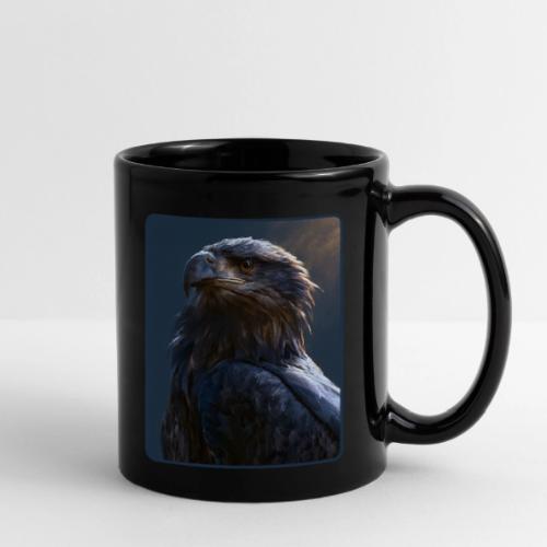 Majestic Eagle Cinematic Portrait Design - Full Color Mug