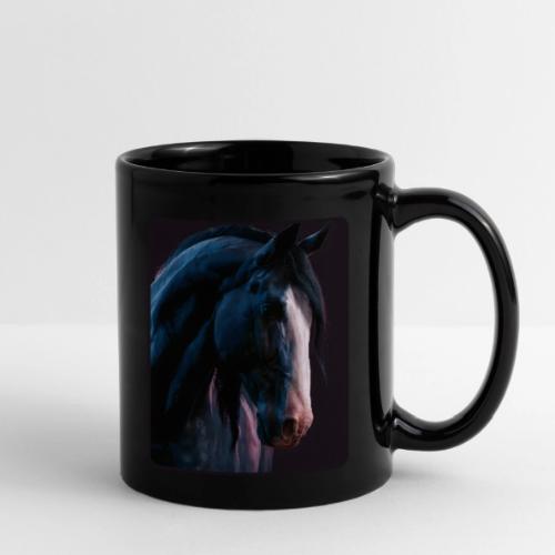Noble Horse Cinematic Portrait Design - Full Color Mug