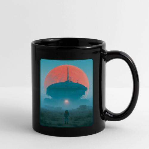 Astronaut Alien Outpost Design - Full Color Mug