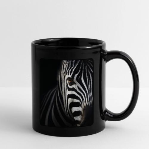 Zebra High Contrast Portrait Design - Full Color Mug