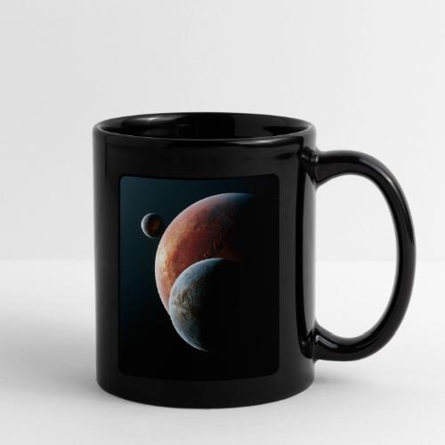 Three Planets Deep Space Design - Full Color Mug
