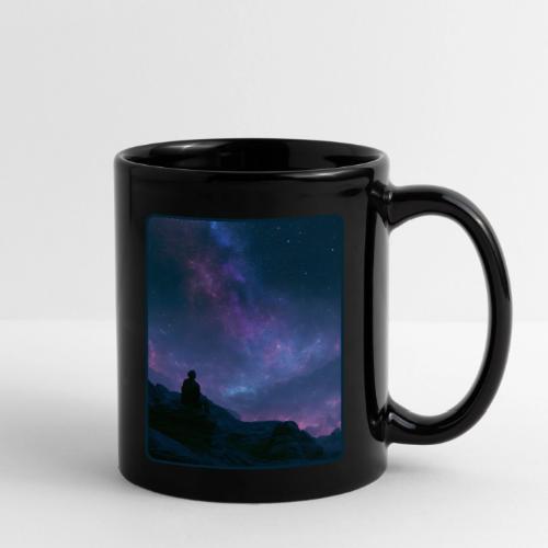 Stargazer Nebula Night Sky Art - Full Color Mug