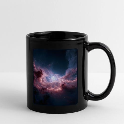 Radiant Cosmic Nebula Artwork - Full Color Mug