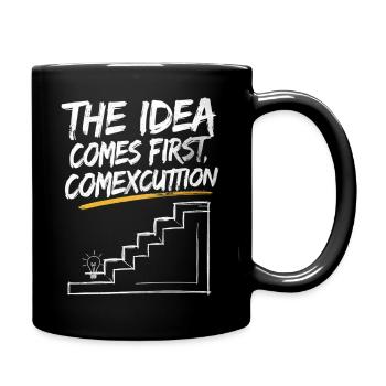 Idea First Conception Staircase Graphic - Full Color Mug - black - Right