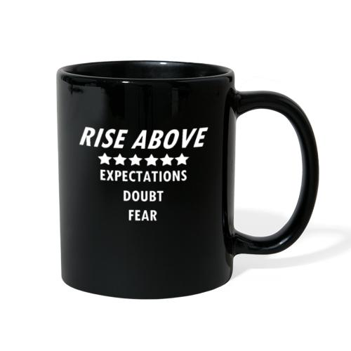 Rise Above (White font) - Full Color Mug