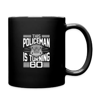 Policeman Gifts 60th Birthday Gift Policeman - Full Color Mug - black - Right