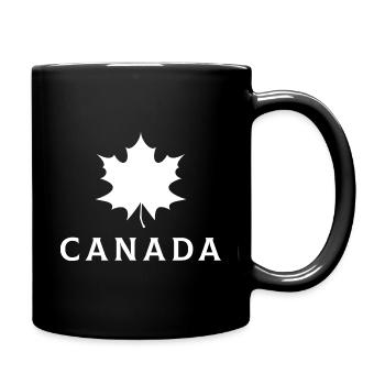 Canada Maple Leaf - Full Color Mug - black - Right