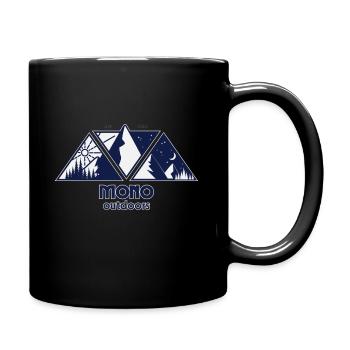 Mono Outdoors Mountain Day & Night - Full Color Mug - black - Right