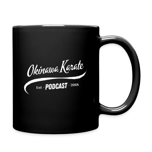 Okinawa Karate Podcast White Print - Full Color Mug