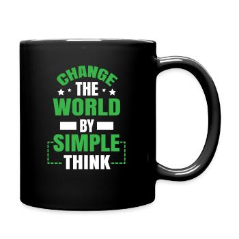 Change the World - Full Color Mug - black - Right
