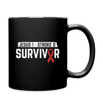 Survivor Stroke Stroke Survivor - Full Color Mug - black - Right
