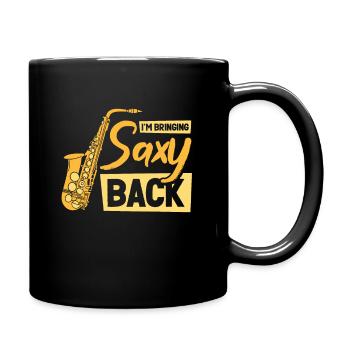Music Saxophone Classical Music Saxophonist - Full Color Mug - black - Right