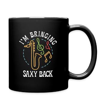 Music Saxophone Classical Music Saxophonist - Full Color Mug - black - Right