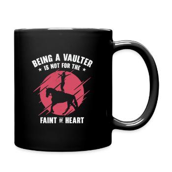 Equestrian Horse Vaulting Vaulter Horseback - Full Color Mug - black - Right