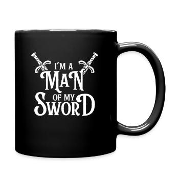 Renaissance Festival Ren Fair Faire Medieval Man - Full Color Mug - black - Right