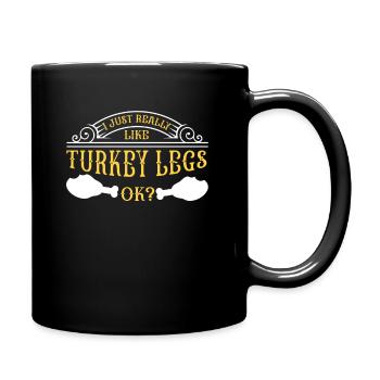 Renaissance Festival Ren Fair Faire Funny - Full Color Mug - black - Right