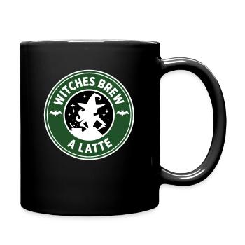 Witches Brew a Latte - Full Color Mug - black - Right