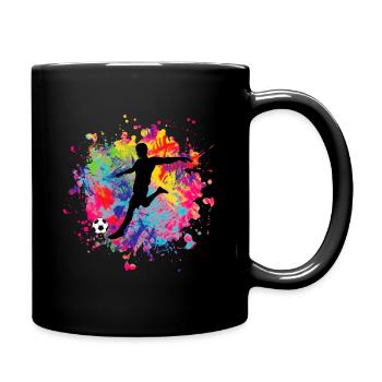 soccer - Full Color Mug - black - Right