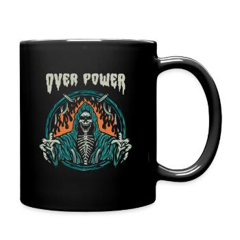 Over power - Full Color Mug - black - Right