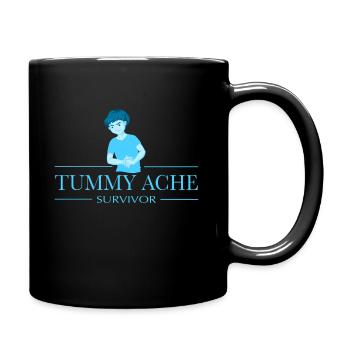 Tummy Ache Survivor - Full Color Mug - black - Right