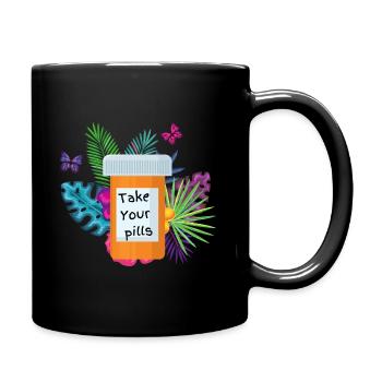 Take Your pills - Full Color Mug - black - Right