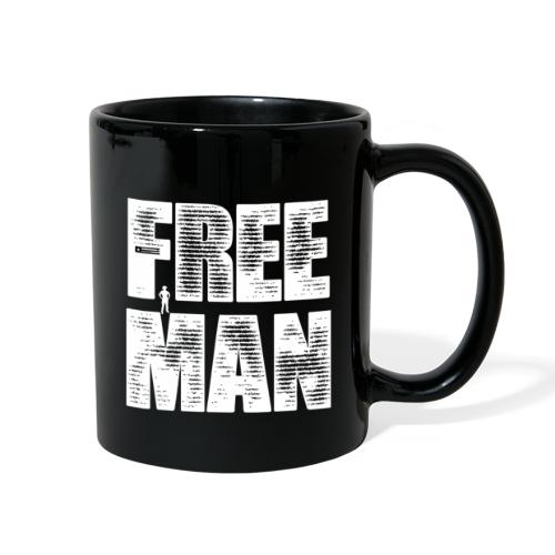 FREE MAN - White Graphic - Full Color Mug