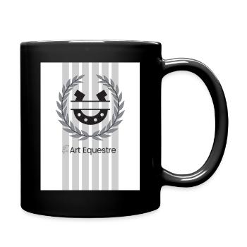 ArtEquestre equestrian fashion line - logo - Full Color Mug - black - Right