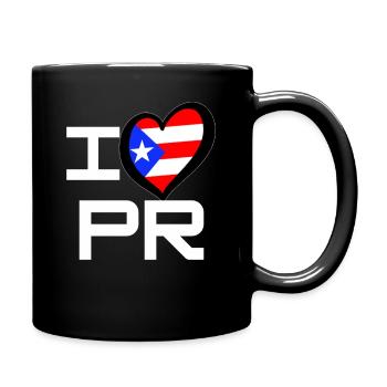 I LOVE PR - Full Color Mug - black - Right