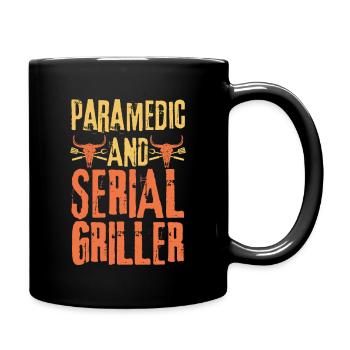 Paramedic and Serial Griller - Full Color Mug - black - Right
