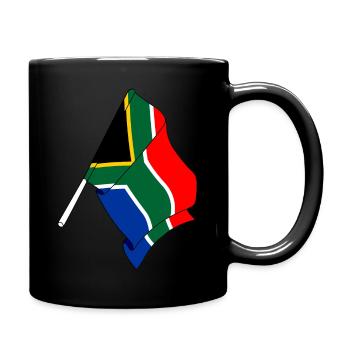 Flag South Africa - Full Color Mug - black - Right