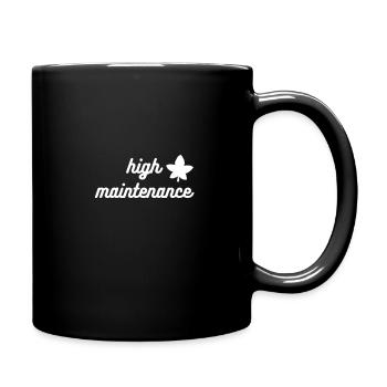 high maintenance - Full Color Mug - black - Right