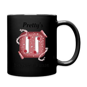 Pretty's Never on Pause - Full Color Mug - black - Right