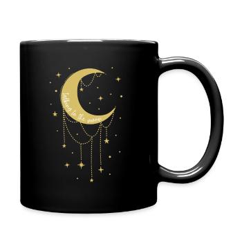 Talking To The Moon Spiritual - Full Color Mug - black - Right
