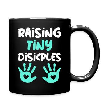 RAISING TINY DISCIPLES - Full Color Mug - black - Right