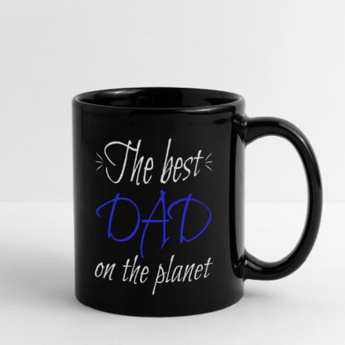 The Best Dad on the Planet - Modern Aesthetic Gift - Full Color Mug