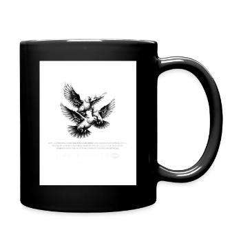 Dove Flight of Hope - Full Color Mug - black - Right