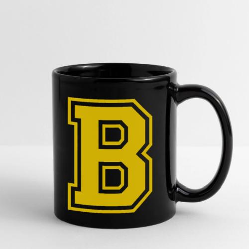 Letter B – Capital Athletic Alphabet Monogram - Full Color Mug