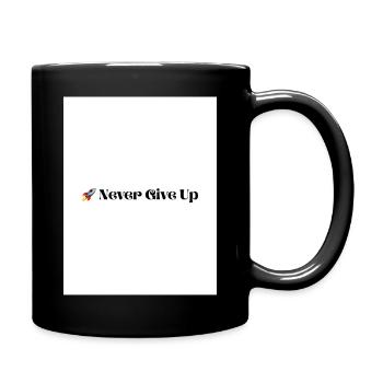 Never Give Up - Full Color Mug - black - Right