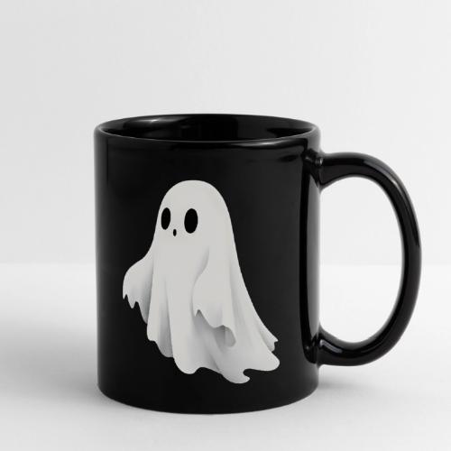 Cute Ghost Cartoon Design - Full Color Mug