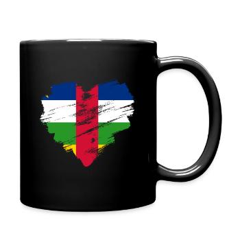 Central African Republic - Full Color Mug - black - Right