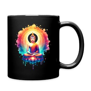 Music Festival Shirt - Colorful Yoga Outfit - Full Color Mug - black - Right