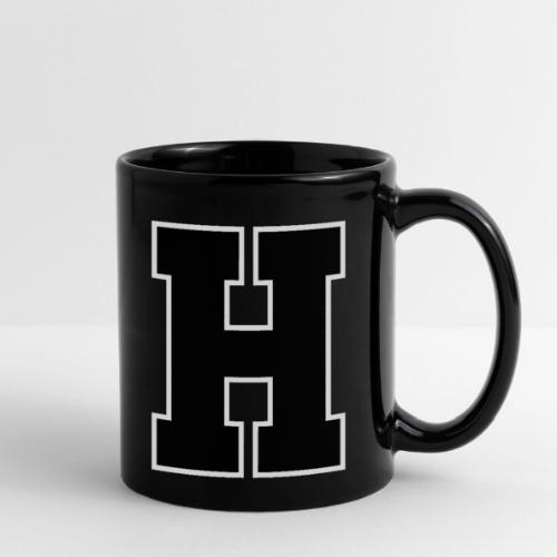 Varsity Letter H Athletic Font Design - Full Color Mug