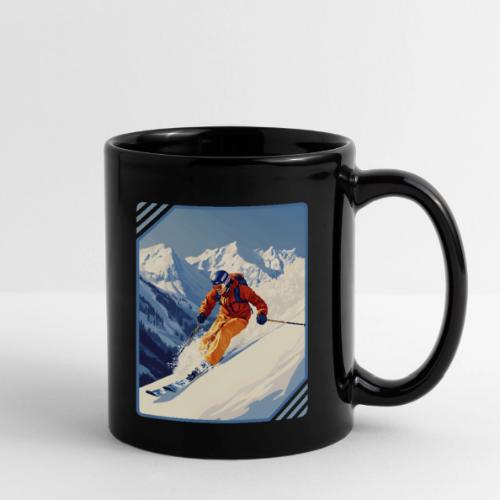 Mountain Skiing Vibes - Full Color Mug