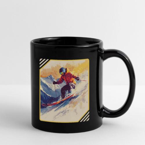 Skiing Through Snow Dreams - Full Color Mug
